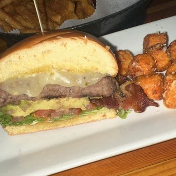 Philly's Sports Grill - BLT & A Burger with Side Sweet Potato Tater Tots - Breakfast & Brunch Near Me - Phoenix, Arizona Philly's Sports Grill - BLT & A Burger with Side Sweet Potato Tater Tots - Breakfast & Brunch Near Me - Phoenix, Arizona