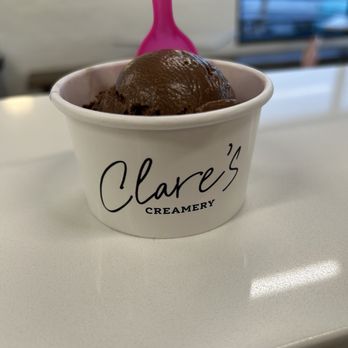 Clare's Creamery - Single scoop chocolate ice cream in a Junior cup - Ice Cream & Frozen Yogurt Near Me - Greenville, South Carolina Clare's Creamery - Single scoop chocolate ice cream in a Junior cup - Ice Cream & Frozen Yogurt Near Me - Greenville, South Carolina