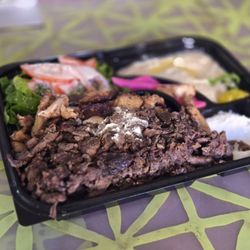 Crazy Falafel - Mixed Shawerma Plate