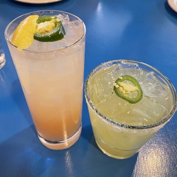 Bar Rio - Spicy Paloma and Jalapeno Cilantro Margarita - Tapas Bars Near Me - Bend, Oregon