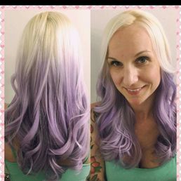 Ombre' lavendar. Caprice did a stunning job!! It was beautiful. Ombre' lavendar. Caprice did a stunning job!! It was beautiful.