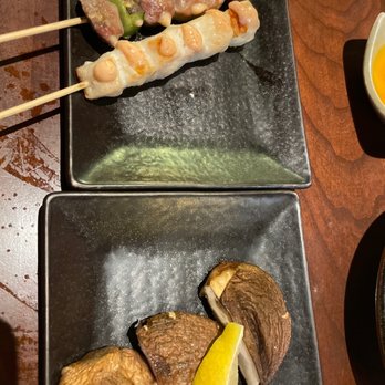 Yakitori Hachibei - Gizzards, Chicken breast, shiitake - Japanese Near Me - Honolulu, Hawaii Yakitori Hachibei - Gizzards, Chicken breast, shiitake - Japanese Near Me - Honolulu, Hawaii