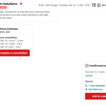 Urban Solutions - confirmed appointment no show - Office Cleaning Near Me Urban Solutions - confirmed appointment no show - Office Cleaning Near Me