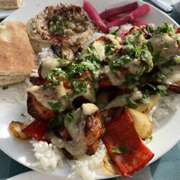 Chicken Shish Tawook Plate