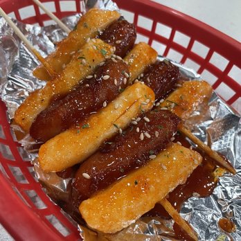 Ttobongee Chicken - SODDUK SODDUK (Rice cake & sausage skewers) - Korean Near Me - Sacramento, California Ttobongee Chicken - SODDUK SODDUK (Rice cake & sausage skewers) - Korean Near Me - Sacramento, California