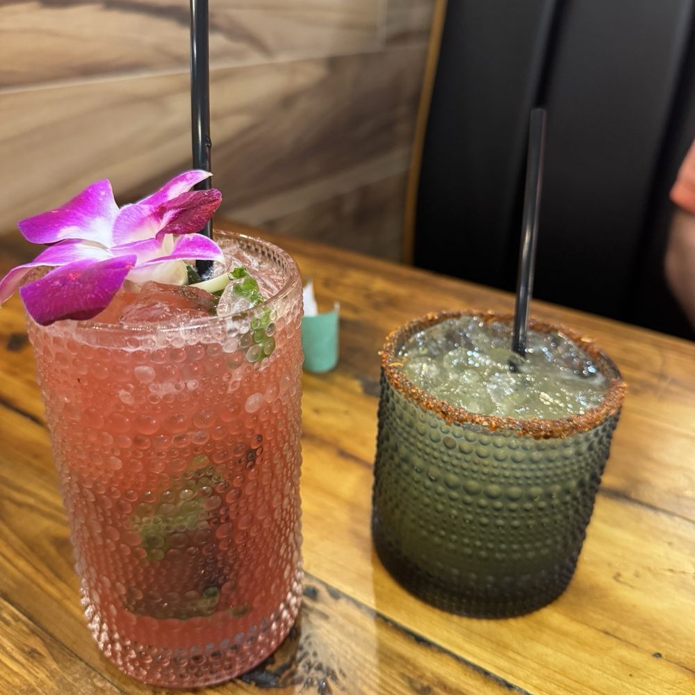 Toro Mambo Cocina Mexicana - Strawberry mojito and "skinny" spicy margarita - Salad Near Me - Jupiter, Florida