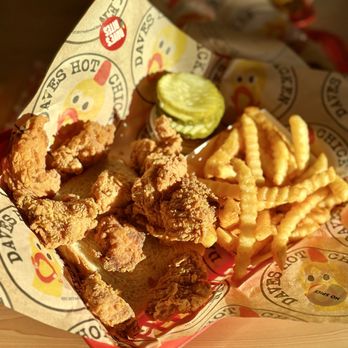 Dave's Hot Chicken - 10 pc. Dave's Bites w/ Fries - Chicken Shop Near Me - Vacaville, California Dave's Hot Chicken - 10 pc. Dave's Bites w/ Fries - Chicken Shop Near Me - Vacaville, California