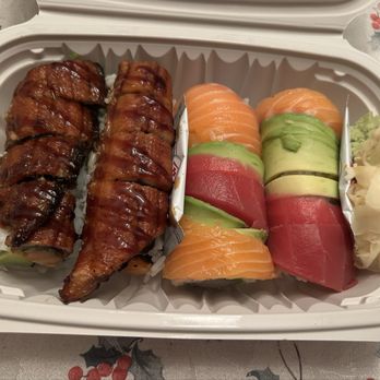 Yoshi Sushi - David Roll and Rainbow Roll - Japanese Near Me - Latham, New York