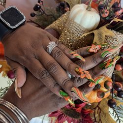 AVI Nail Spa - FAMU homecoming nails