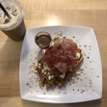 Syrup Trap - The Audrey with prosciutto added - Breakfast & Brunch Near Me - Vancouver, Washington Syrup Trap - The Audrey with prosciutto added - Breakfast & Brunch Near Me - Vancouver, Washington
