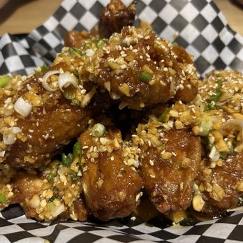 Cafe Gunul - Garlic Chicken Wings - Korean Near Me - Buena Park, California