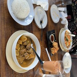 Koi Asian Cuisine - Madman curry and Thai tea