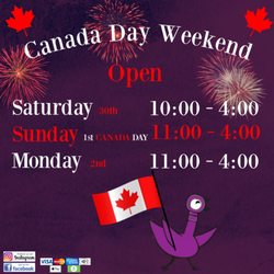Purple Pigeon Treasures - Happy Canada Day! Holiday hours