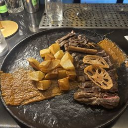 Wagyu steak with Malay curry paste Wagyu steak with Malay curry paste
