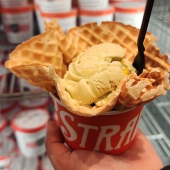 Salt & Straw - Pistachio ice cream with saffron and rosewater. - Ice Cream & Frozen Yogurt Near Me - San Ramon, California
