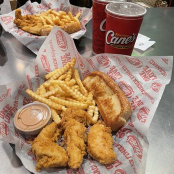 Raising Cane's Chicken Fingers - The 3 Finger Combo - Fast Food Near Me - Miramar, Florida Raising Cane's Chicken Fingers - The 3 Finger Combo - Fast Food Near Me - Miramar, Florida