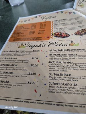 Menu photo 2 Tequila Mexican Grill Blountstown, FL Menu photo 2 Tequila Mexican Grill Blountstown, FL