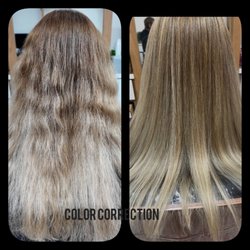 Dass Hair - Transforming uneven tones into a natural. Seamless and balanced color