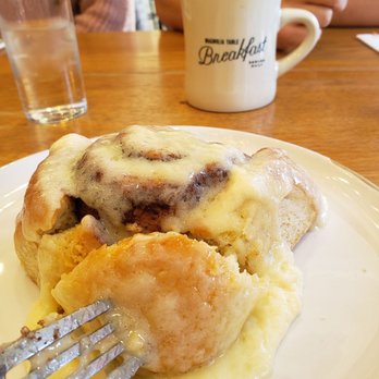 Magnolia Table - Cinnamon roll, GET THIS - Breakfast & Brunch Near Me - Waco, Texas