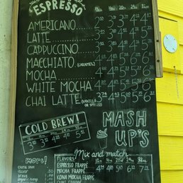 Drive thru drinks menu (Aug 2020) Drive thru drinks menu (Aug 2020)