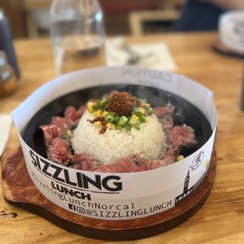 Sizzling Lunch - Spicy Beef Pepper Rice - Teppanyaki Near Me - Fremont, California Sizzling Lunch - Spicy Beef Pepper Rice - Teppanyaki Near Me - Fremont, California