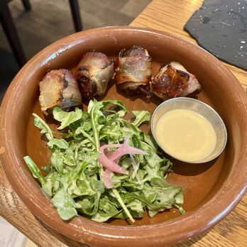 Bulla Gastrobar - Chorizo Stuffed Dates - Gastropubs Near Me - Winter Park, Florida Bulla Gastrobar - Chorizo Stuffed Dates - Gastropubs Near Me - Winter Park, Florida