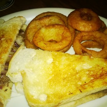 Main Tap Tavern - Patty Melt with Onion Rings - Sports Bars Near Me - El Cajon, California
