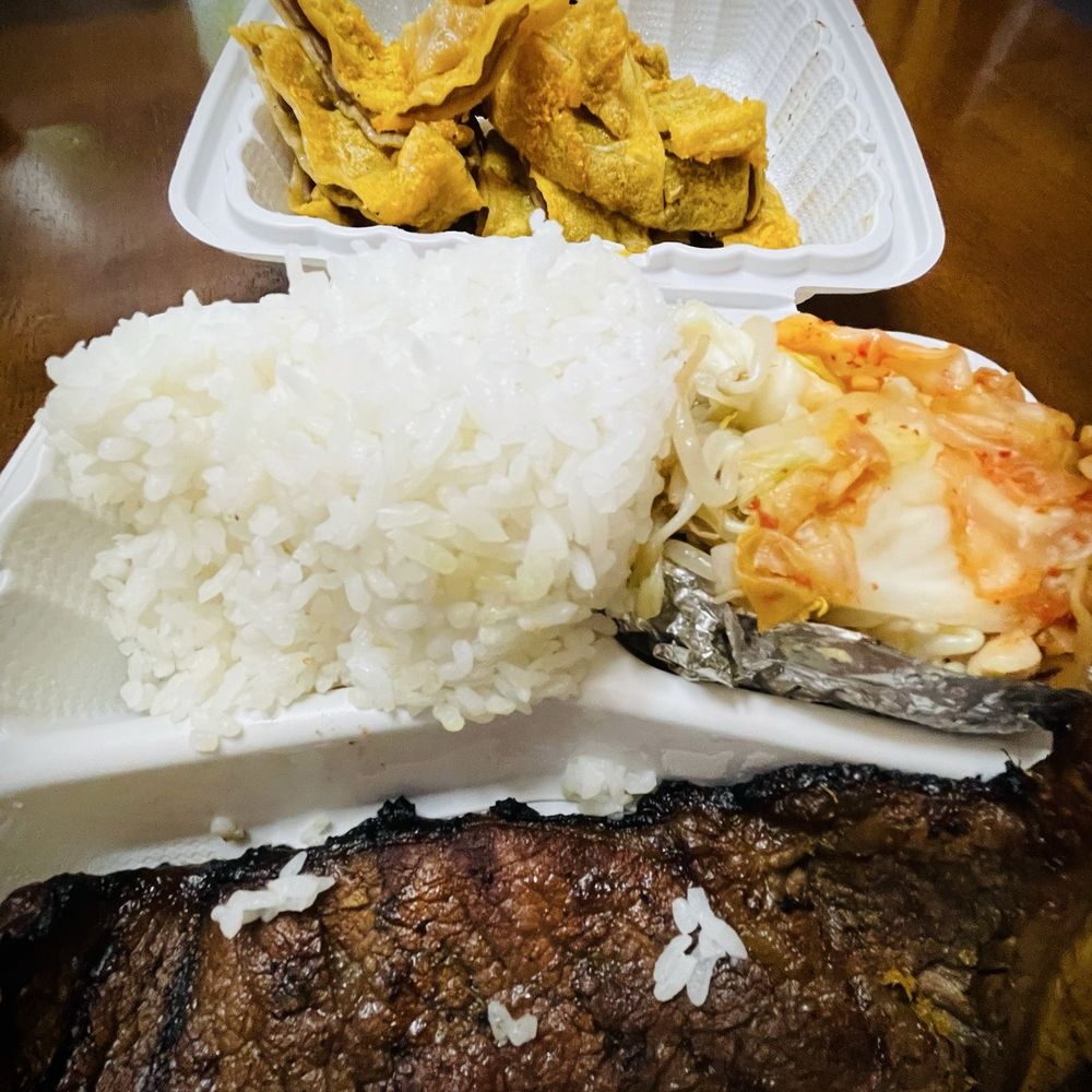 Kal Bi and Meat Jhun.