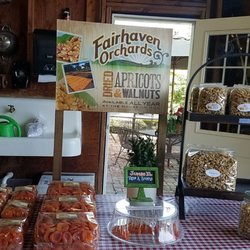 Fairhaven Orchards - Off highway 152 through the central valley in the city of Hollister sits Fairhaven Farms that sells huge Bing & Van cherries, walnuts &fruit