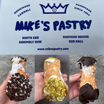 Mike's Pastry - Chocolate chip, pistachio and chocolate dipped ($6/ea) - Bakeries Near Me - Boston, Massachusetts