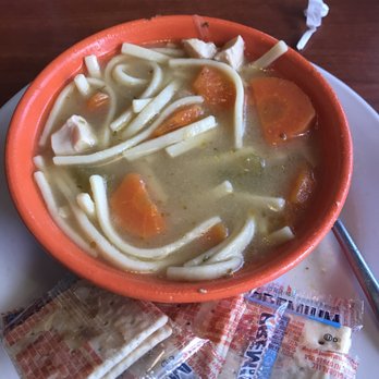 Sam's No 3 - This chicken noodle soup is homemade and delicious and has a hint of lime - Breakfast & Brunch Near Me - Denver, Colorado Sam's No 3 - This chicken noodle soup is homemade and delicious and has a hint of lime - Breakfast & Brunch Near Me - Denver, Colorado