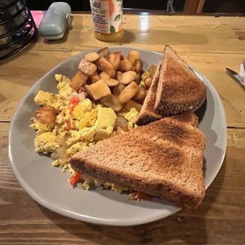 Nell's - Tofu scramble w/toast & home fries - American Near Me - Babb, Montana