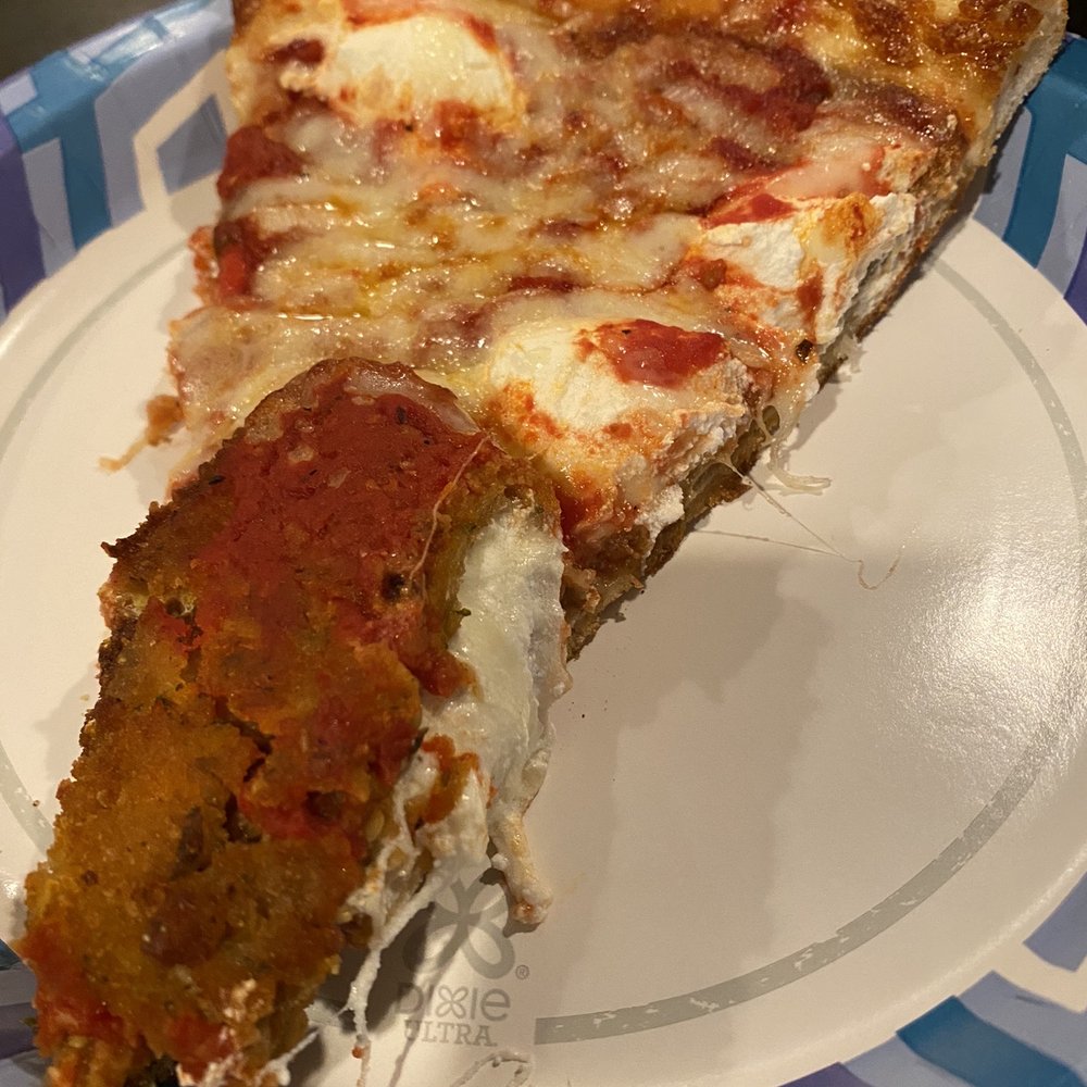 Mamma Mias Pizza - Slice of Eggplant Rollatini Pizza - Pizza Near Me - Nutley, New Jersey Mamma Mias Pizza - Slice of Eggplant Rollatini Pizza - Pizza Near Me - Nutley, New Jersey