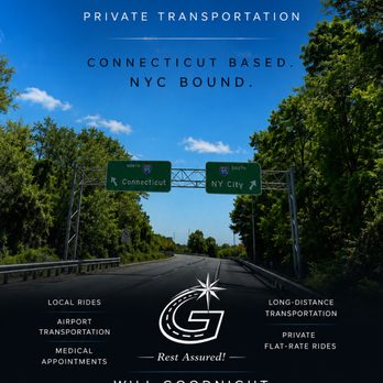 Goodnight Services - Your trip starts the moment we pick you up. Skip the parking fees, traffic stress, and hassle--book your private transportation today with - Medical Transportation Near Me - Middletown, Connecticut Goodnight Services - Your trip starts the moment we pick you up. Skip the parking fees, traffic stress, and hassle--book your private transportation today with - Medical Transportation Near Me - Middletown, Connecticut