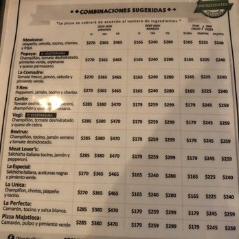 Nando's - Menu - Pizza Near Me - Mazatlán, SIN