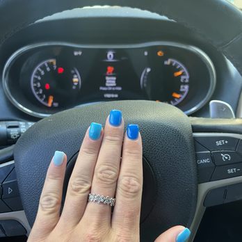 The Nail Grove - Acrylic- gel different hues of blue - Nail Salons Near Me - Tampa Bay, Florida The Nail Grove - Acrylic- gel different hues of blue - Nail Salons Near Me - Tampa Bay, Florida