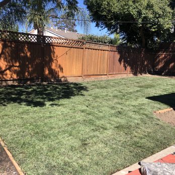 All Green Scape - Big job, lots of dirt to remove and sod to lay down. Carlos did a pro job quickly and with care. We love it! - Landscaping Near Me All Green Scape - Big job, lots of dirt to remove and sod to lay down. Carlos did a pro job quickly and with care. We love it! - Landscaping Near Me