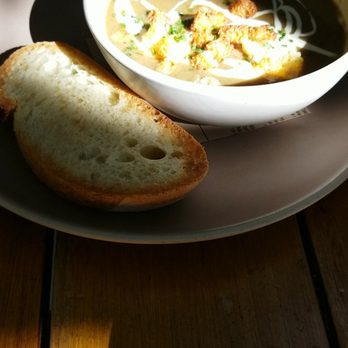 Johnston's Saltbox - Cumin mushroom soup - New American Near Me - San Carlos, California