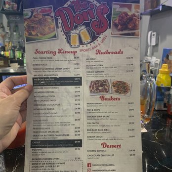 The Don’$ - Menu - Sports Bars Near Me - South Sioux City, Nebraska