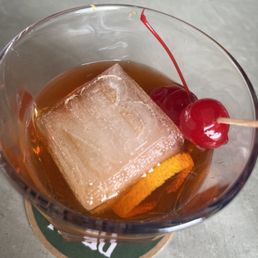 Old Fashioned with the NB specialty ice cube