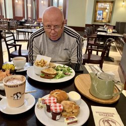 Patisserie Valerie - Couldn't wait to get to his blt sandwich