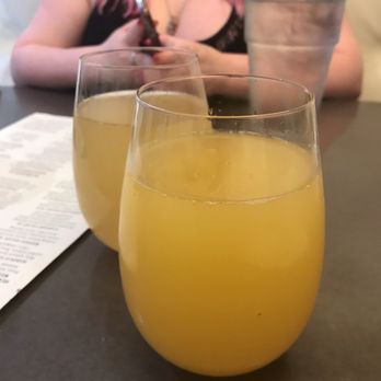 Bardot - Mega Mosa (sad they weren't in regular wine glasses) - New American Near Me - Claremont, California Bardot - Mega Mosa (sad they weren't in regular wine glasses) - New American Near Me - Claremont, California