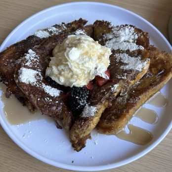 Gina's Kitchen +Catering - Gina's French Toast half (4 pieces) - Breakfast & Brunch Near Me - Rancho Cucamonga, California Gina's Kitchen +Catering - Gina's French Toast half (4 pieces) - Breakfast & Brunch Near Me - Rancho Cucamonga, California