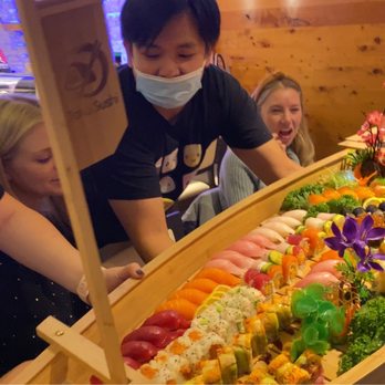 Taku Sushi - Sushi Boat has arrived - Sushi Bars Near Me - Centennial, Colorado Taku Sushi - Sushi Boat has arrived - Sushi Bars Near Me - Centennial, Colorado