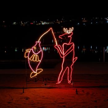 Lakeside Park - Elk fishing as part of Christmas Lights 2020 - Parks Near Me - Marble Falls, Texas Lakeside Park - Elk fishing as part of Christmas Lights 2020 - Parks Near Me - Marble Falls, Texas