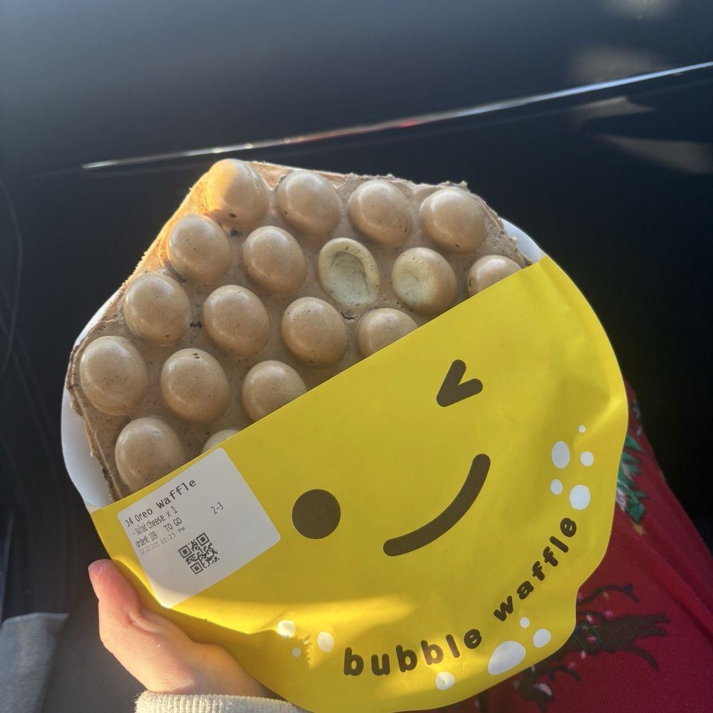 Oreo Bubble Waffle Oreo Bubble Waffle