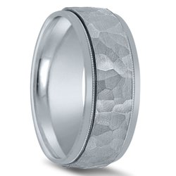 Novell Design Studio - Men's wedding band available in platinum, palladium or gold - N01092 - 8mm wide