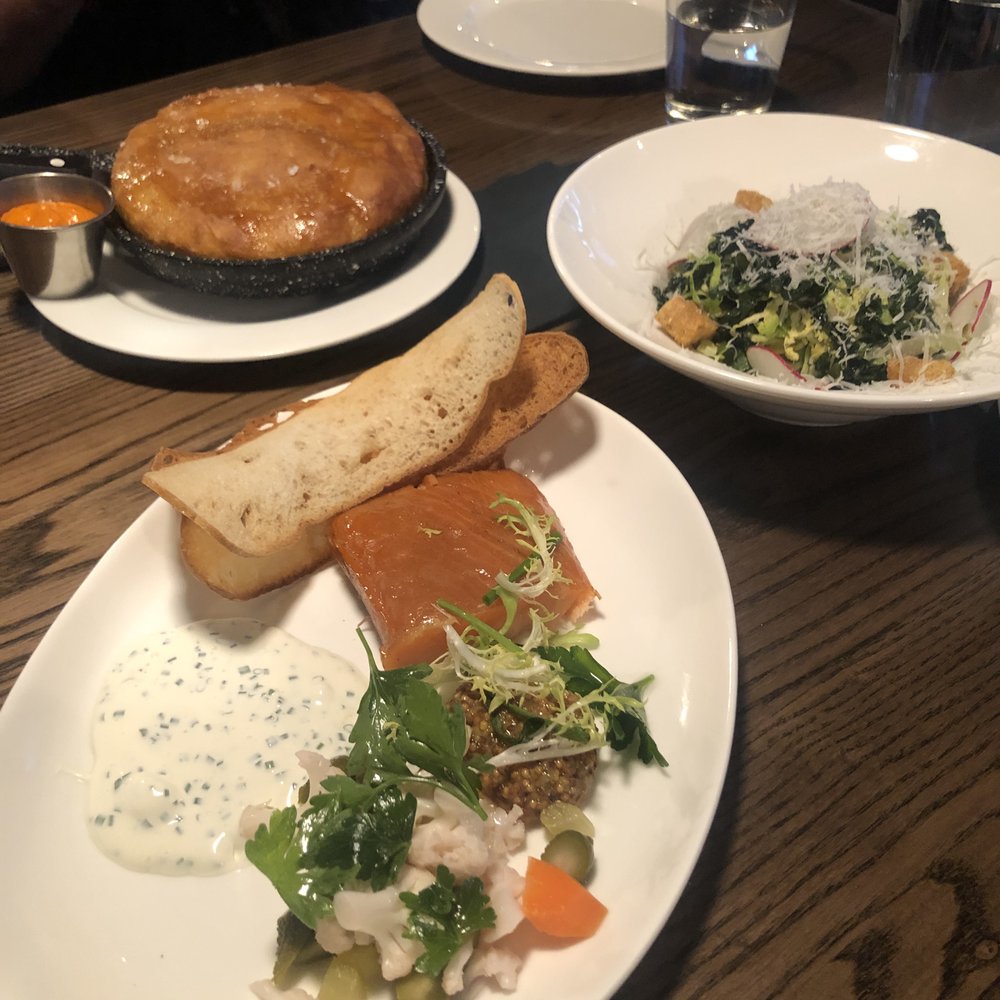 Thompson 105 - Smoked Salmon, Focaccia, & Brussel Sprout Caesar - Italian Near Me - Scottsdale, Arizona Thompson 105 - Smoked Salmon, Focaccia, & Brussel Sprout Caesar - Italian Near Me - Scottsdale, Arizona