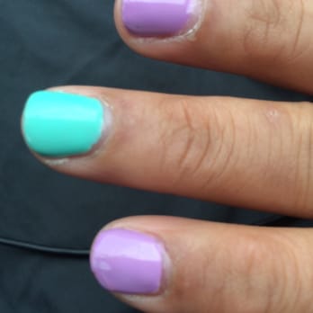 La Nails - After 2 days of getting them done - Nail Salons Near Me - Dover, Delaware