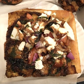 La Bistro - Eggplant balsamic mozzarella pizza - Salad Near Me - Wading River, New York